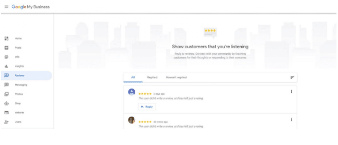 GOOGLE MY BUSINESS REVIEWS